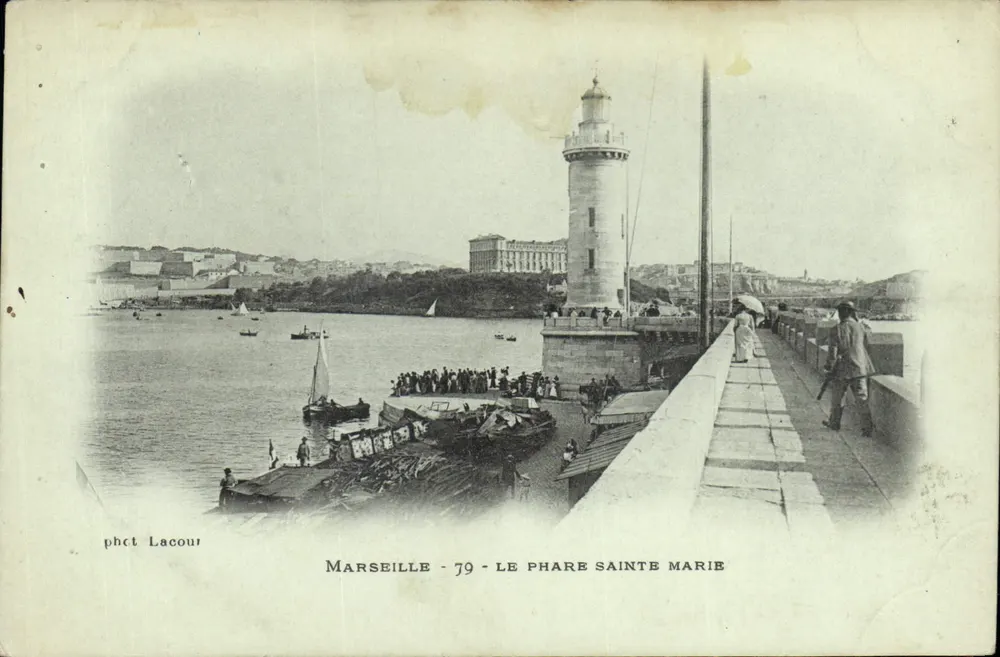 Marselha - 79 - O farol de Santa Maria — phct Lacour - Frente