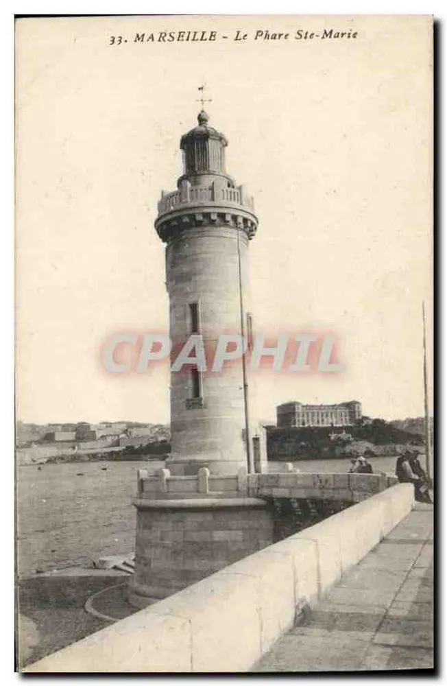 Marseille - O Farol de Santa Maria — n° 33 - Frente
