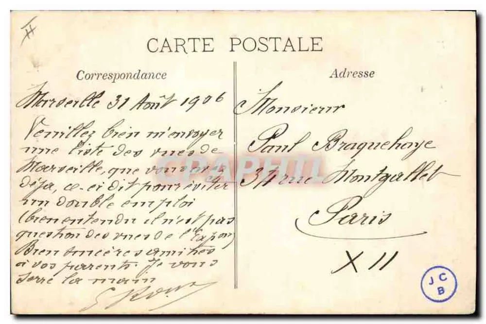 Marselha. O Farol de Santa Maria — L.P.M. - 27 — editor L.P.M. - Verso