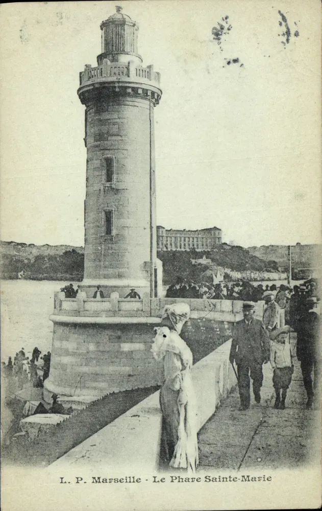 Farol Sainte-Marie — Marselha — L. P. Marselha - Frente