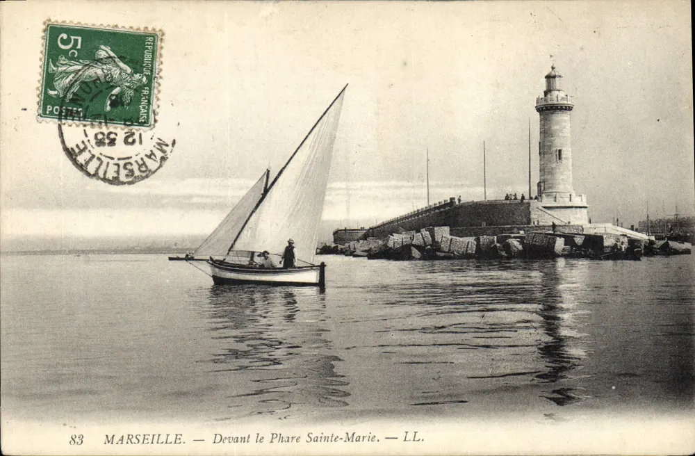 Marseille — Diante do Farol Santa Maria — LL. — N°83 - Frente