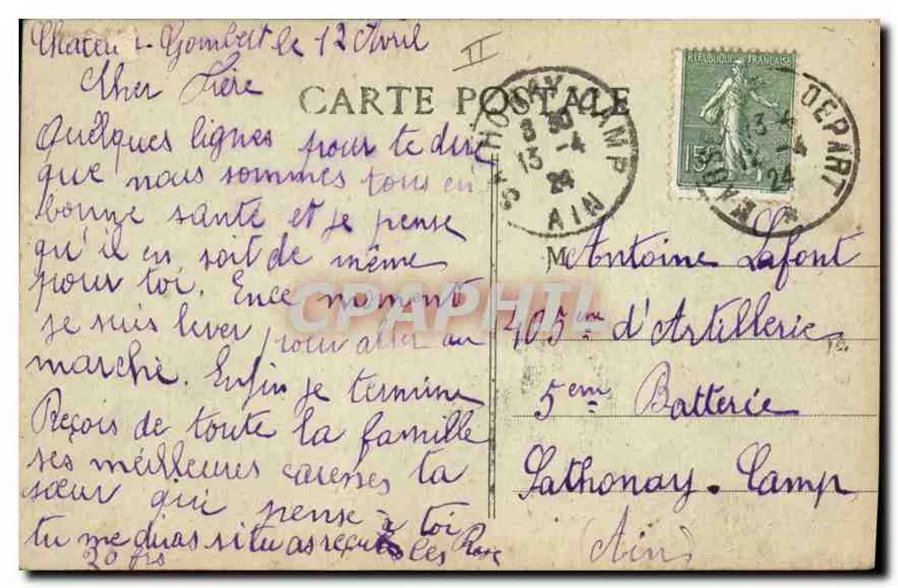 Marseille - Lantaarn van Sint-Maria — L.R. uitgever - Achterkant