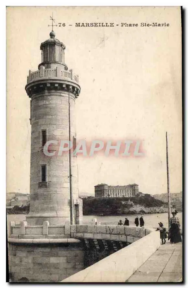 Marseille - Fakkel van Sint-Maria — onbekende uitgever, n°76 - Voorkant