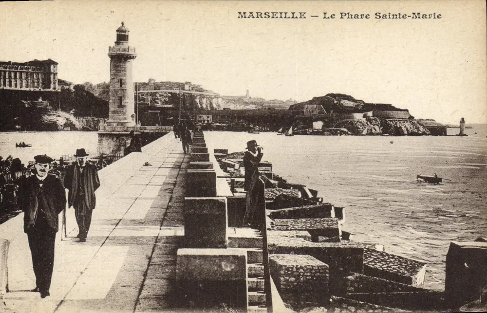 Marselha — Farol de Santa Maria — Editor não identificado - Frente