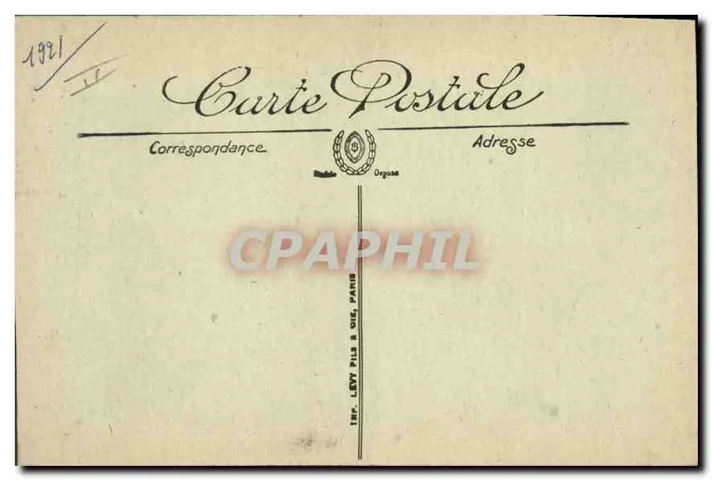 Marseille — Leuchtturm Sainte-Marie und eine Ecke der Jetée — LL, n°158 - Rückseite