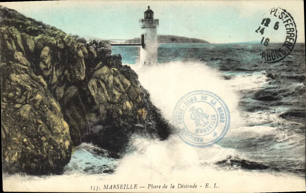 Marseille — Farol da Désirade — E. L. n°153 - Frente