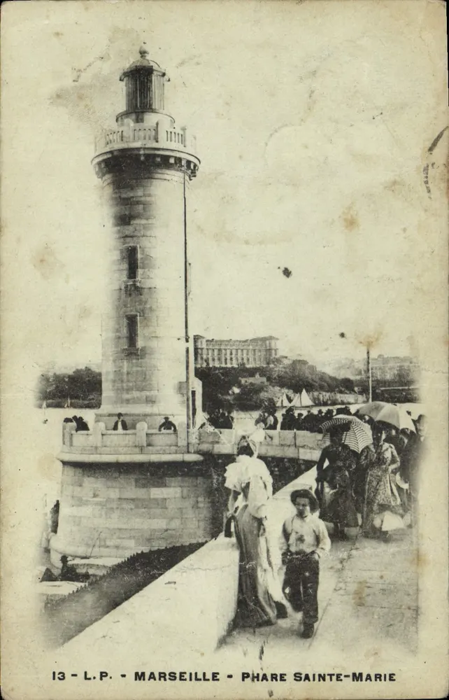 Marseille — Phare Sainte-Marie — L.P. 13 - Frente