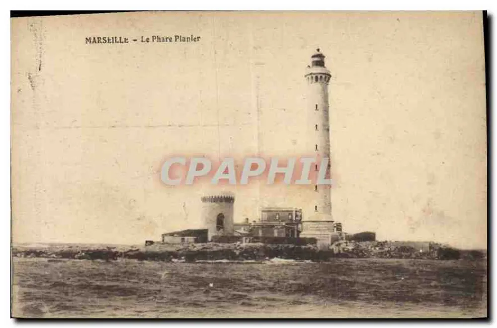 Marselha — O Farol de Planier — Phototype Rose Roure - Frente
