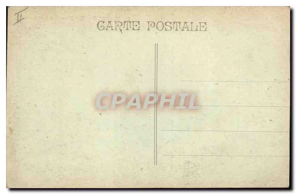 Marseille - Farol de Planier — editor não identificado, n° de série 74 - Verso