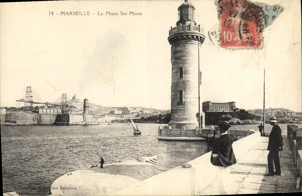Marseille — Fakkel van Sint-Maria — Edities Moulis Galeries, n°74 - Voorkant