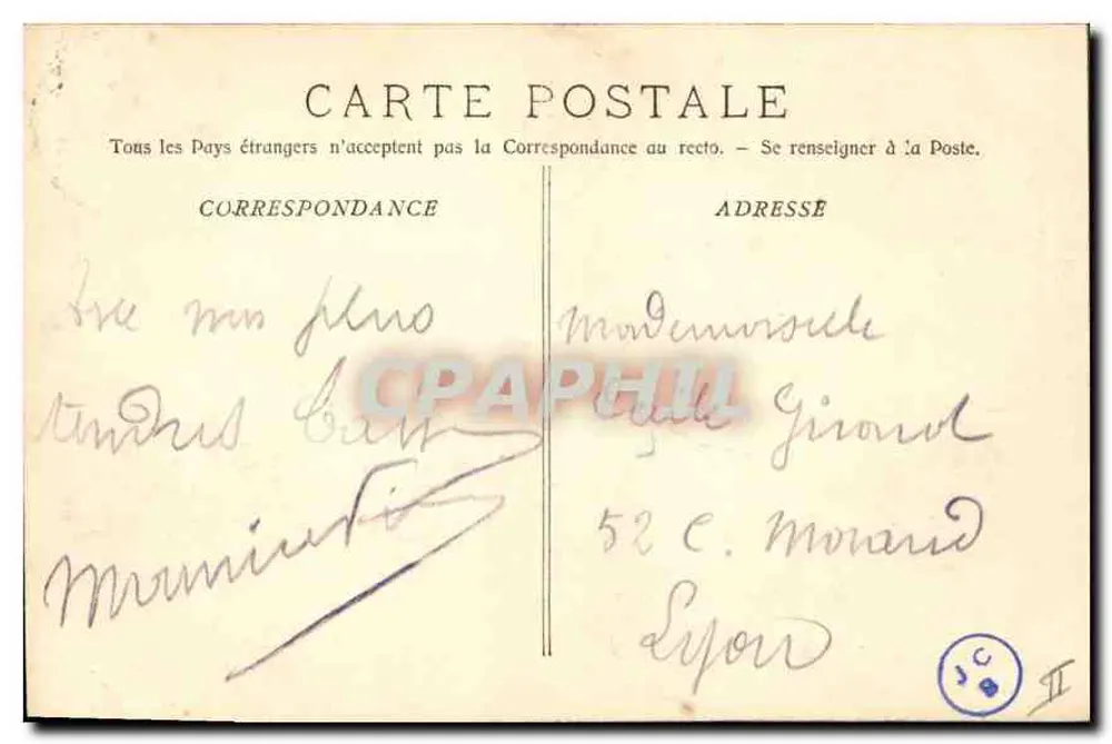 Marseille - A Torre de Santa Maria — Fototipia E. Lazour — n°79 bis - Verso