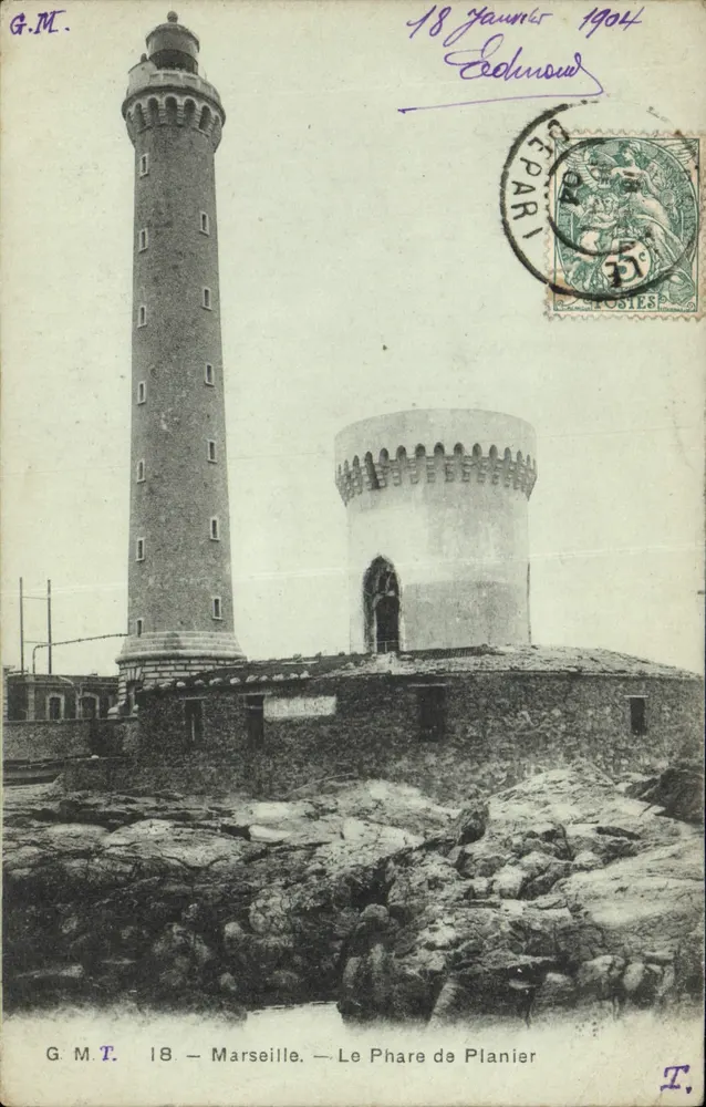 Marseille — O Farol de Planier — G.M.T. n°18 - Frente