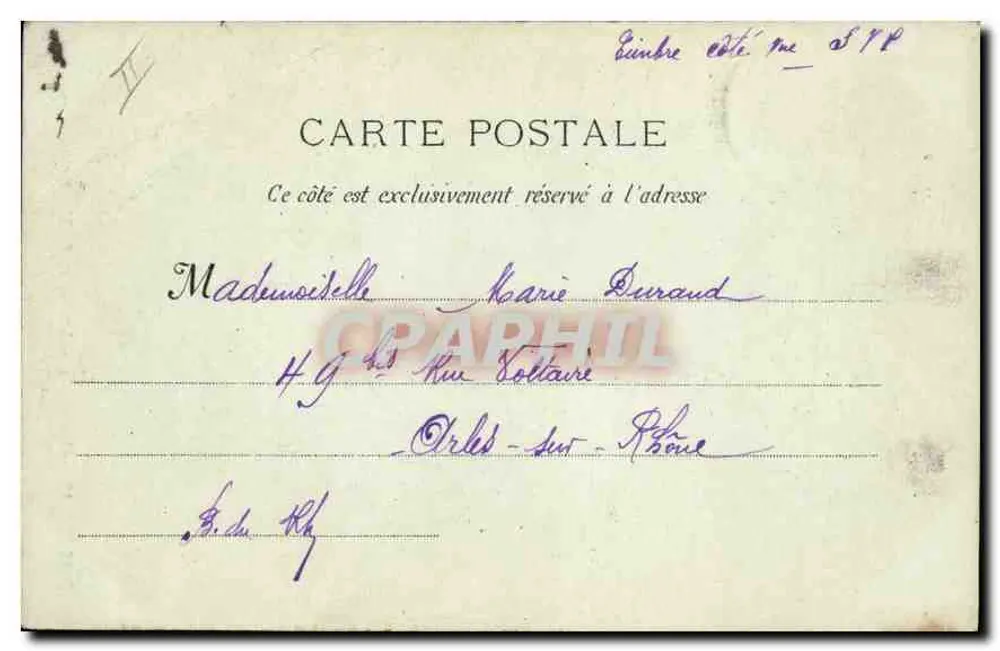 Marseille — O Farol de Planier — G.M.T. n°18 - Verso