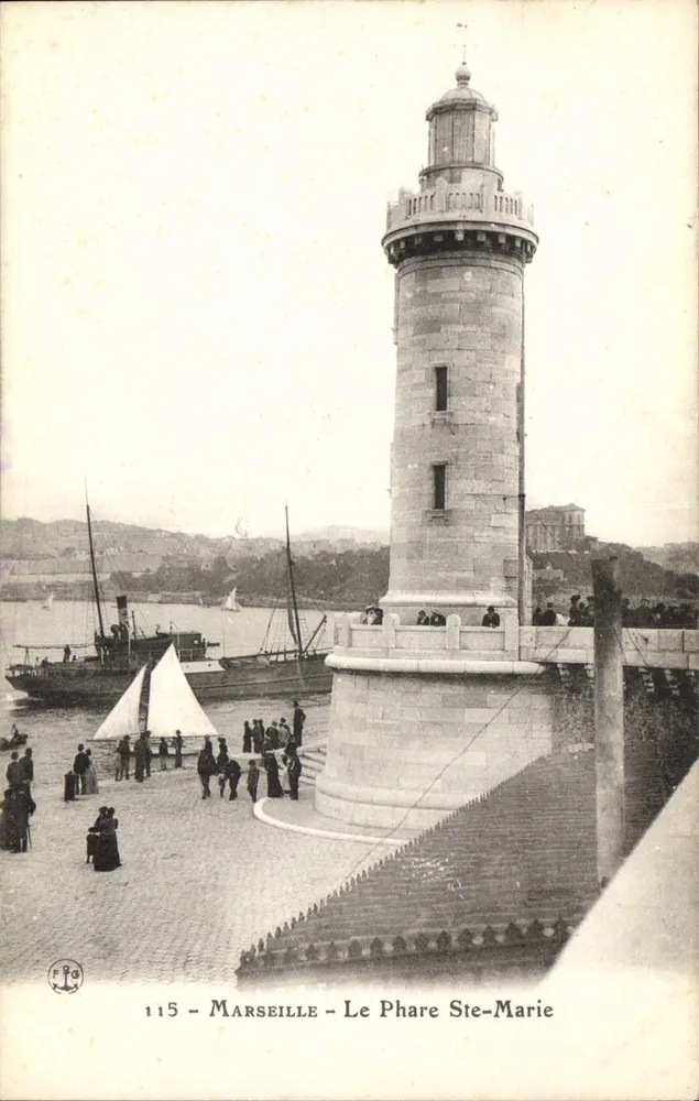 Marseille — Faro van Ste-Marie — Uitgever F. P. G. n° 115 - Voorkant