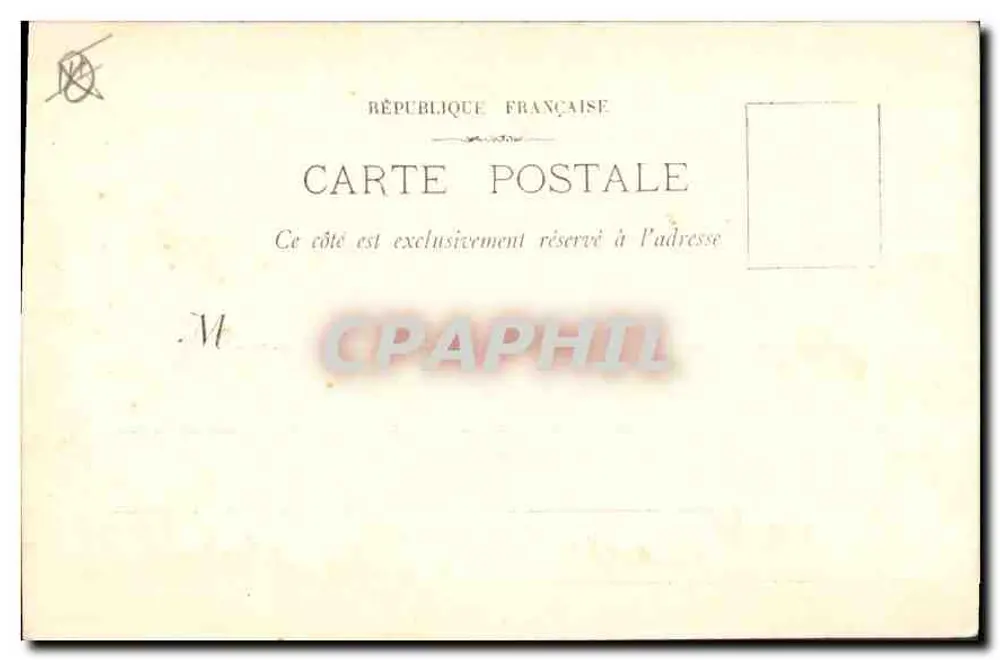 Marseille, der Kai des Hafens und Rathaus — E. L. Phot. — n°29 - Rückseite