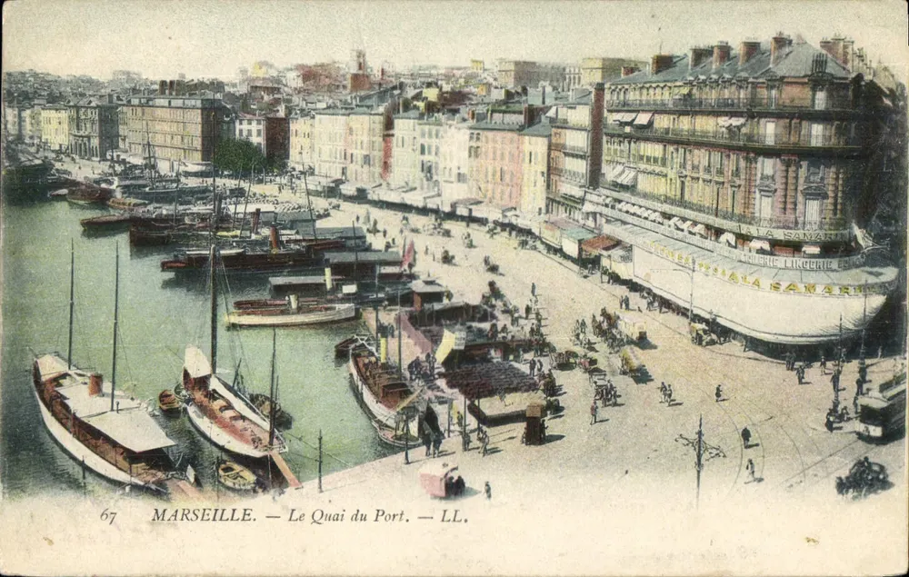 Marselha — O Cais do Porto — LL. - Frente