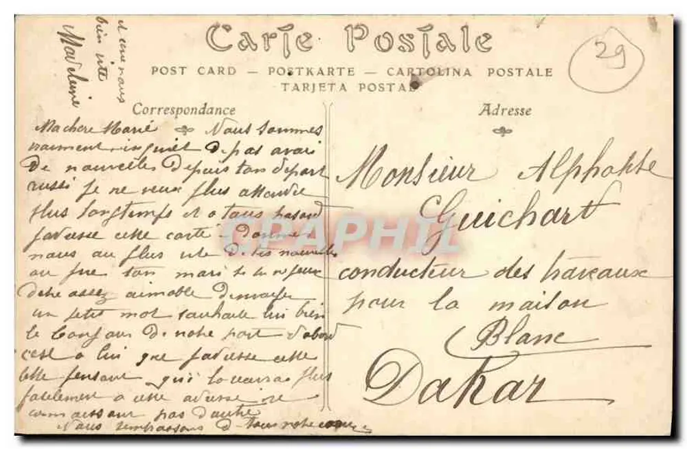 Pont-Aven — O Bosque do Amor — editor anônimo, n°40 - Verso