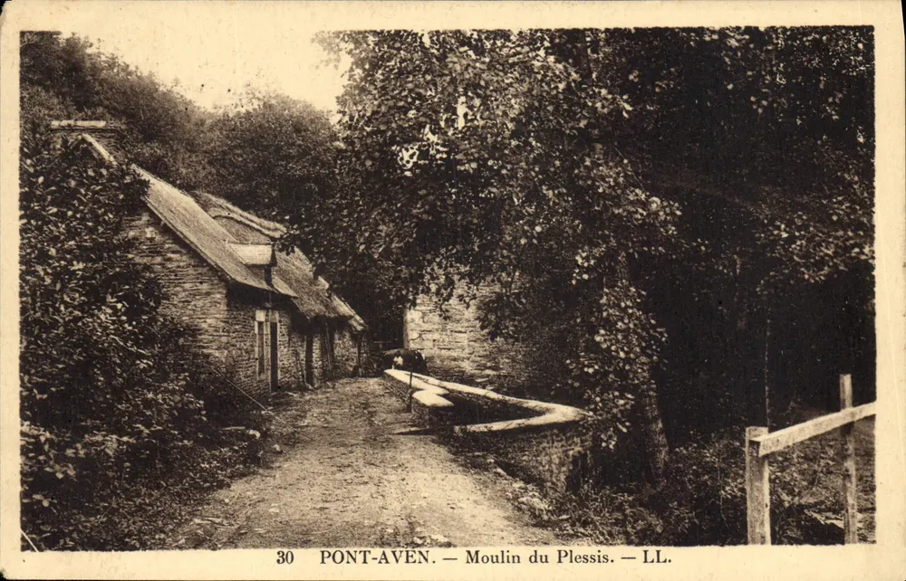 Pont-Aven — Moinho do Plessis — LL. — n°30 - Frente
