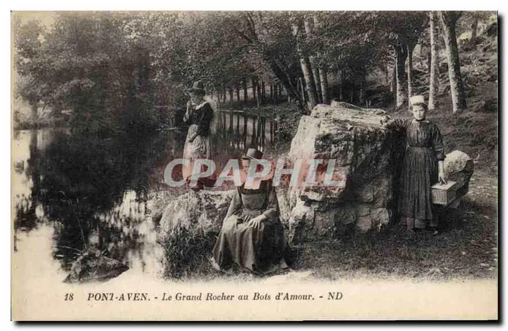 PONT-AVEN - Der Große Felsen bei Bots d'Amour - ND - Vorderseite