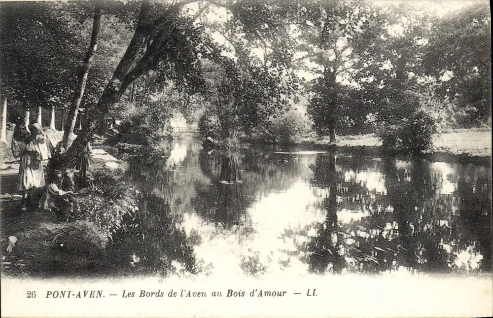 Pont-Aven — Ansicht der Ufer des Aven im Bois d'Amour — LL - Vorderseite