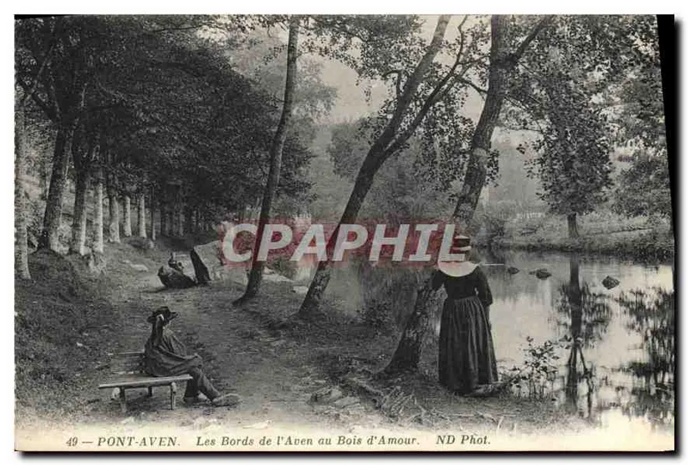 Pont-Aven — Ansicht der Ufer des Aven im Bois d'Amour — ND Phot. - Vorderseite