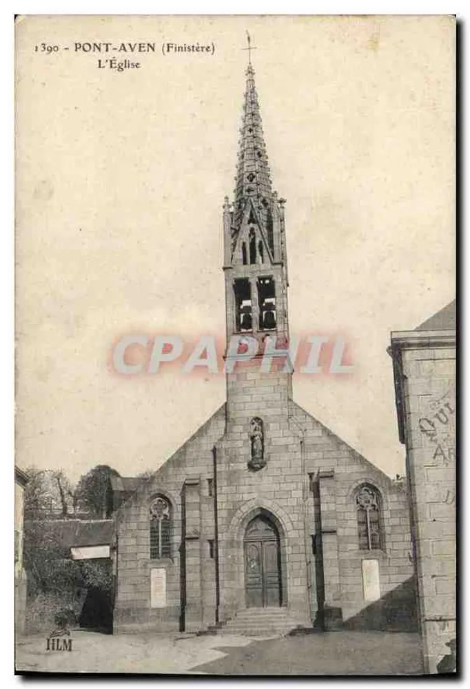 Pont-Aven (Finistère) — La Chiesa — HLM - Recto