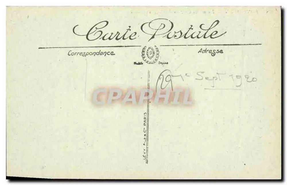 Pont-Aven — Ruínas do Castelo de Rustéphan — LL. n°38 - Verso