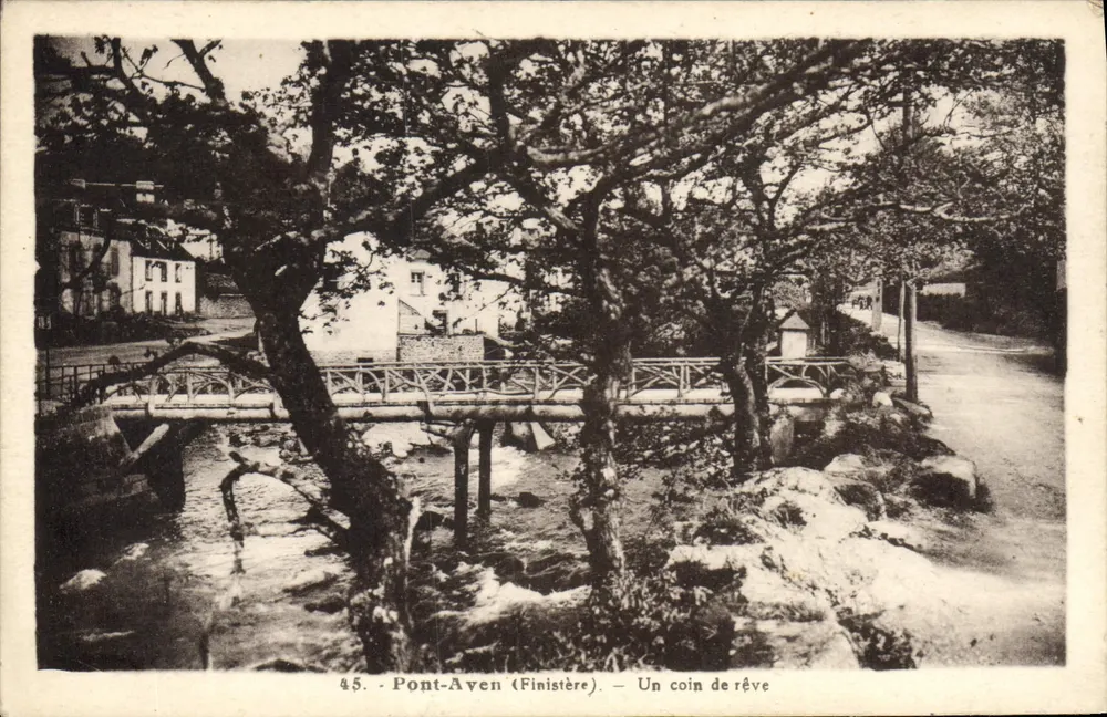 Pont-Aven (Finistère) — Ein Stück Traum — J. Nozais, Verlag n°45 - Vorderseite