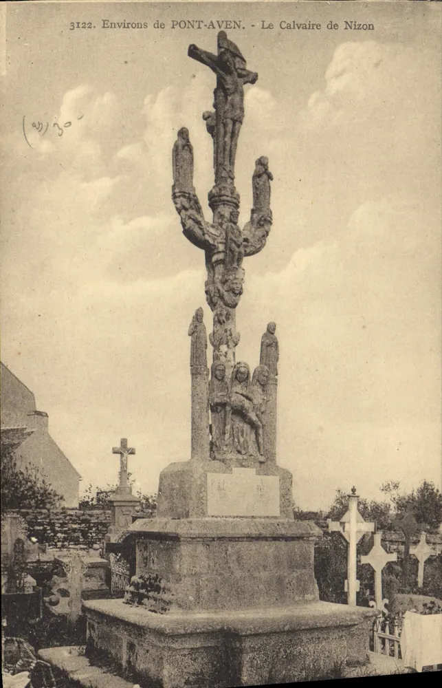 Um PONT-AVEN. - Der Calvaire de Nizon - Vorderseite