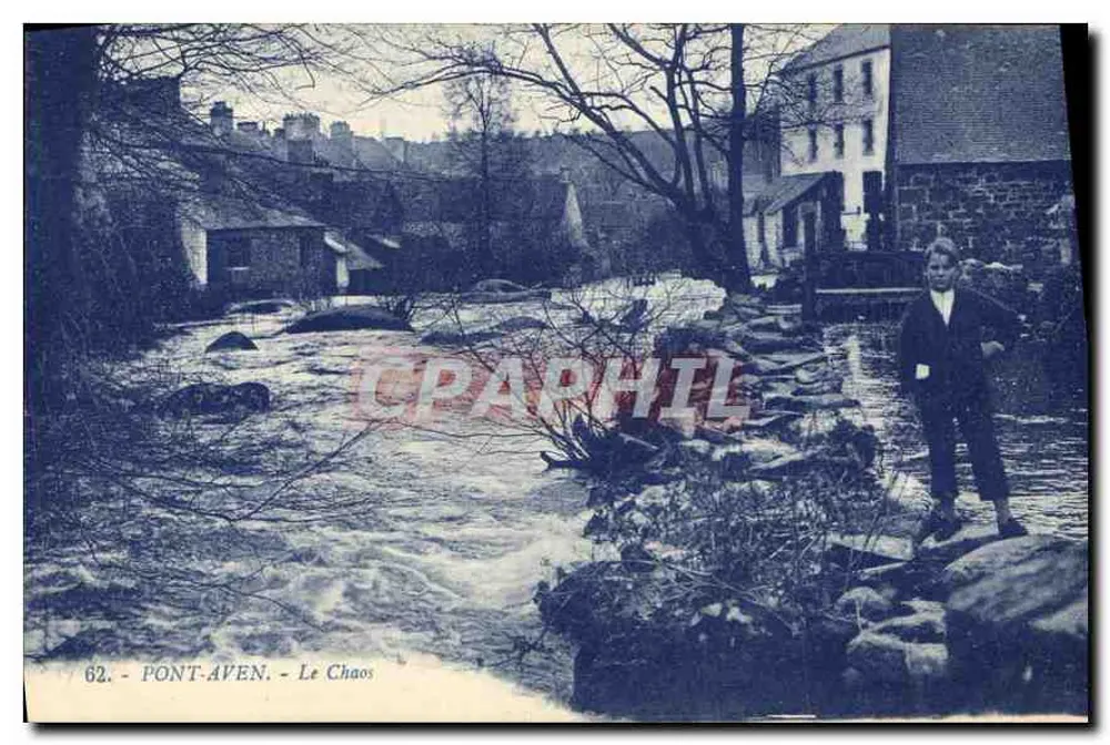 Pont-Aven - O Caos — editor G. Arrand, Nantes, n°62 - Frente