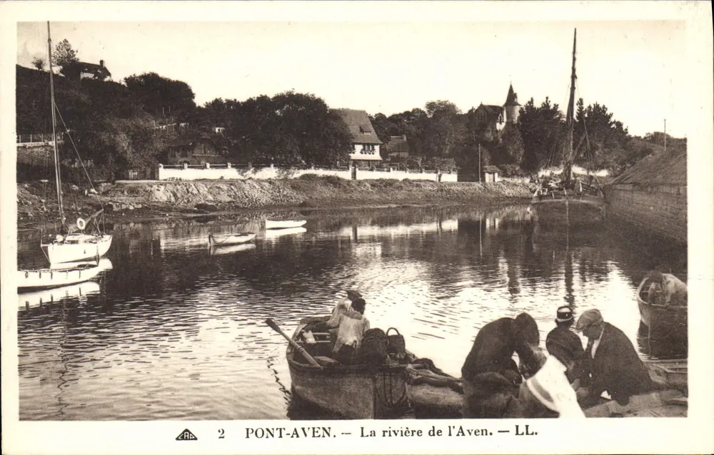 Pont-Aven — O rio Aven — LL. - Frente