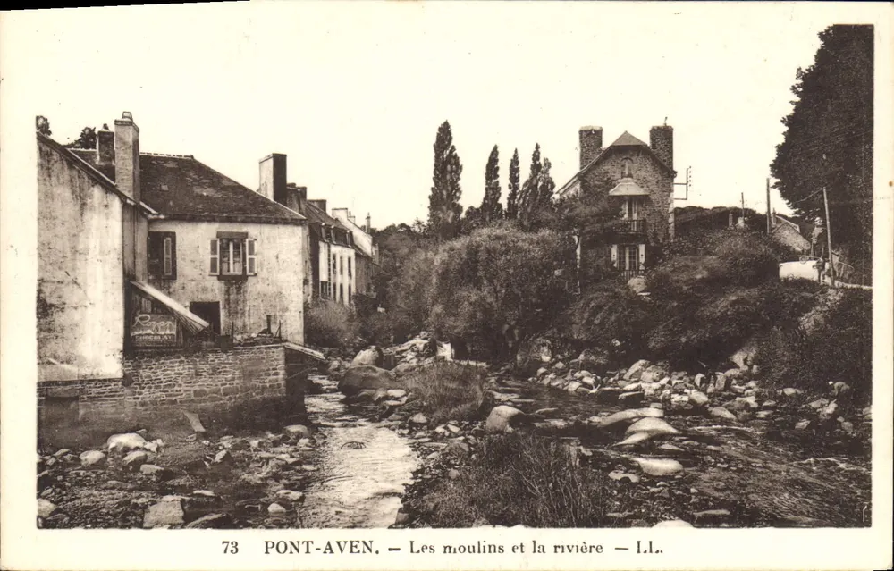 Pont-Aven — Die Mühlen und der Fluss — I.L.L. - Vorderseite