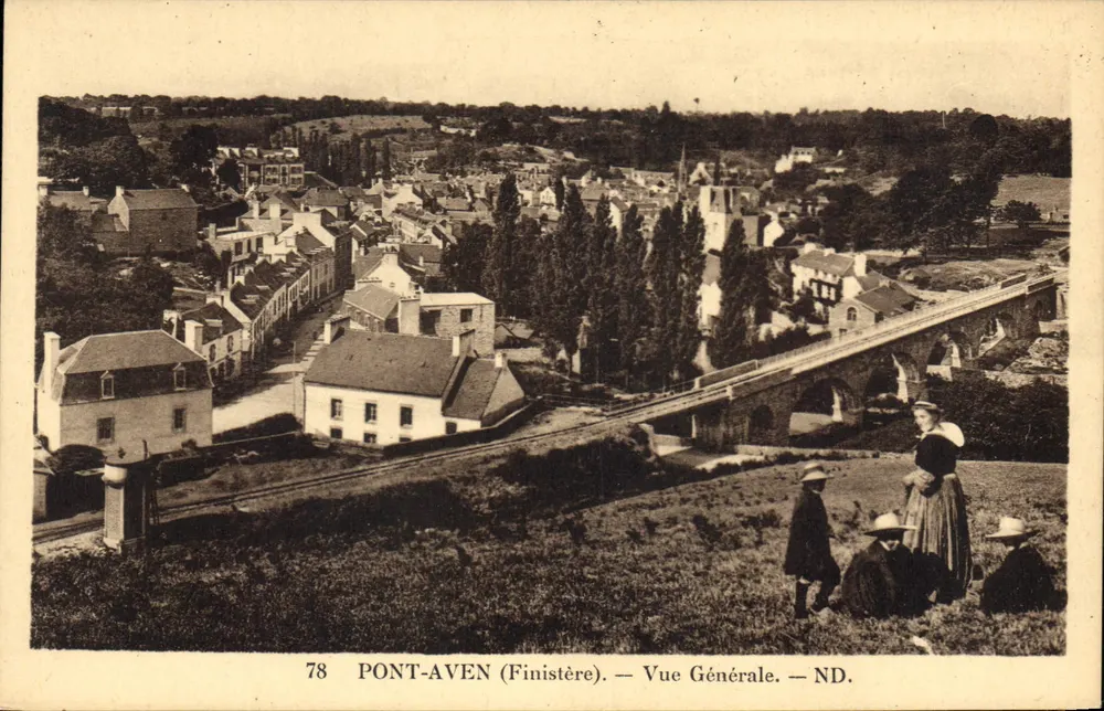 Pont-Aven (Finistère) — Vista Geral — ND. - Frente