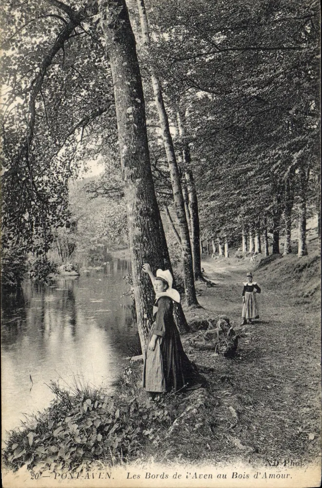 Pont-Aven — Les Bords de l'Aren au Bois d'Amour — ND Pilol - Vorderseite