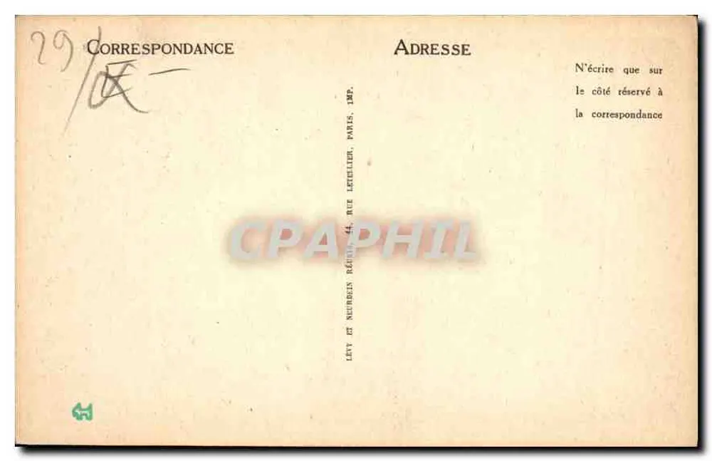Ponte-Aven — Casa no Estilo Bretão — LL. - Verso