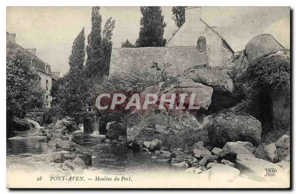 PONT-AVEN — Mühle am Hafen — JND Fot. - Vorderseite