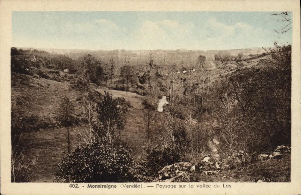 Monsireigne (Vendée) — Landschaft im Tal der Lay - Vorderseite
