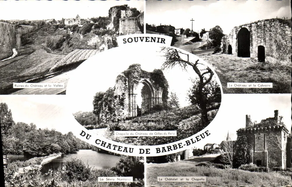Castelo de Barbe-Bleue — Ruínas, capela e paisagens — Éditions Gaby, Nantes - Frente