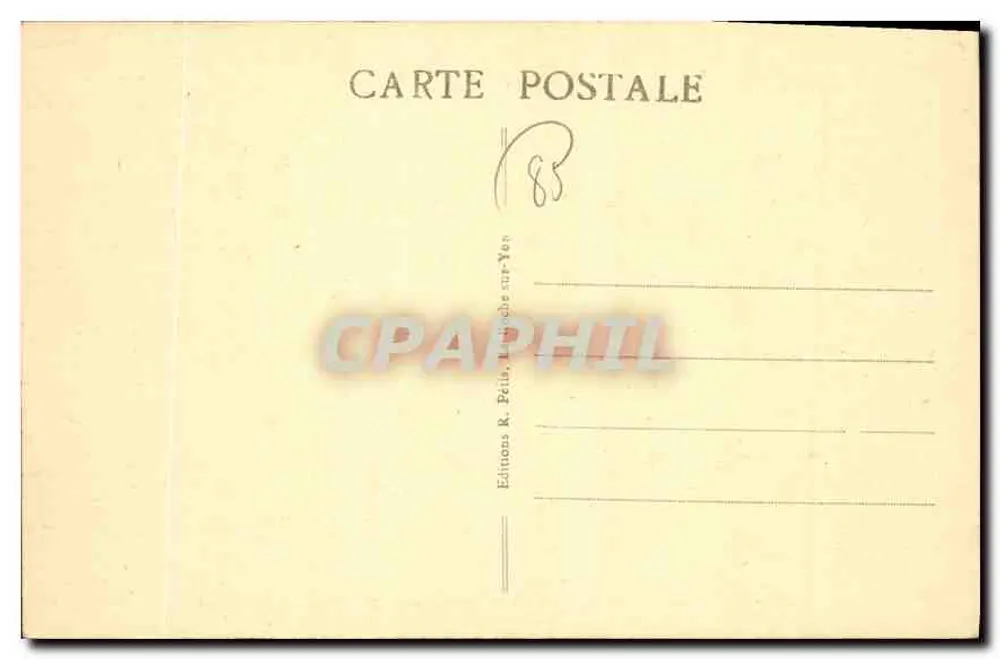 Der beschattete Weg von La Brossardière, nahe La Roche-sur-Yon — N. C. — n°47 - Rückseite