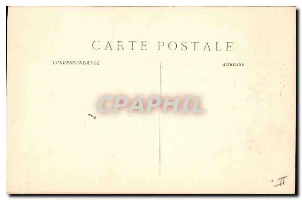 Toulon - Palmeira (Tamaris) — vista de palmeiras — P. Ruat, editor, Marselha, n° 4399 - Verso