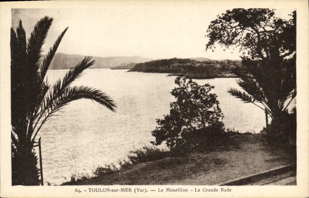 Toulon-sur-Mer (Var) — Le Mourillon - La Grande Rade — Edition R. Lesautier, Toulon - Vorderseite