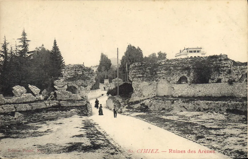 CIMIEZ — Ruínas das Arenas — Edição Plicard, N°60 - Frente