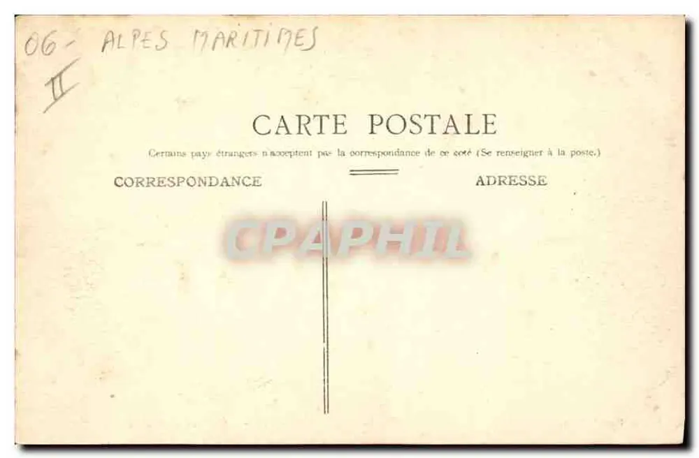 CIMIEZ — Ruínas das Arenas — Edição Plicard, N°60 - Verso