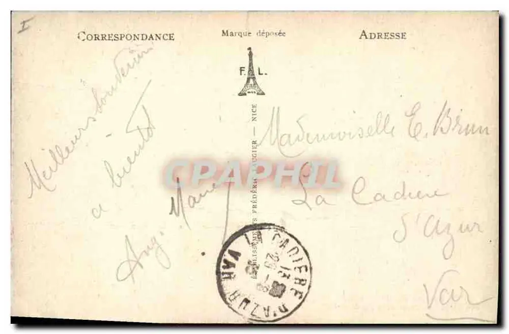 Die Schluchten des Cians und die Straße — Umgebung von BEUIL (A.-M.) — Verlag FL - Rückseite