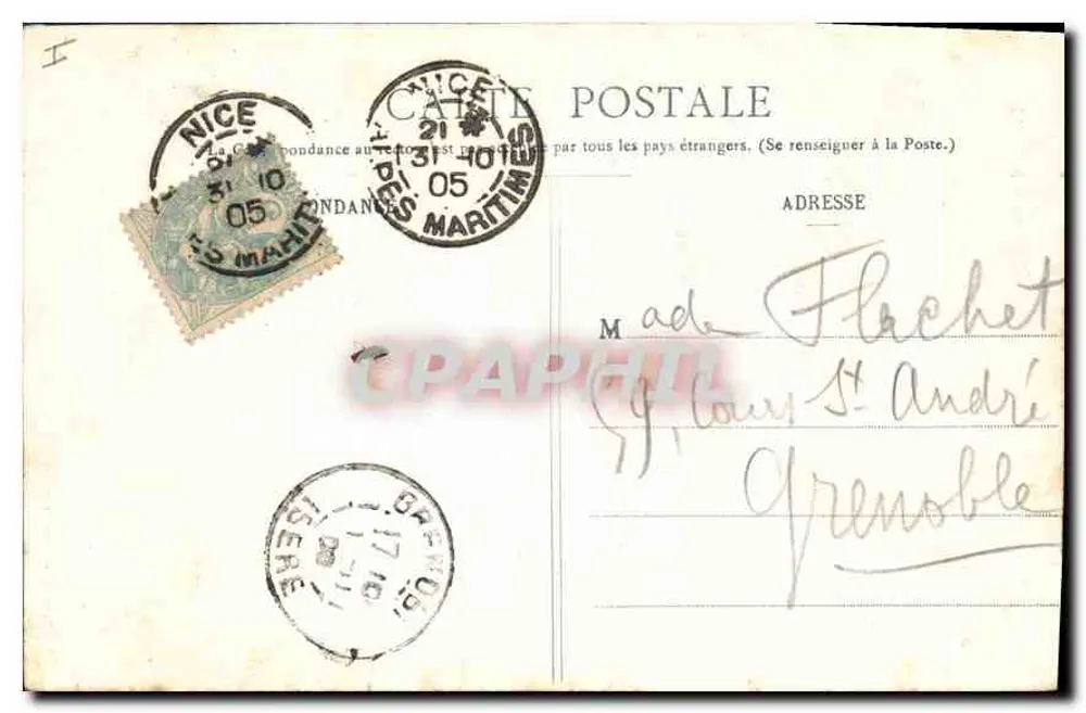As Gorges inferiores do Cians (Alp.-Marit.) — Édit. Foucachon, Puget-Théniers - Verso