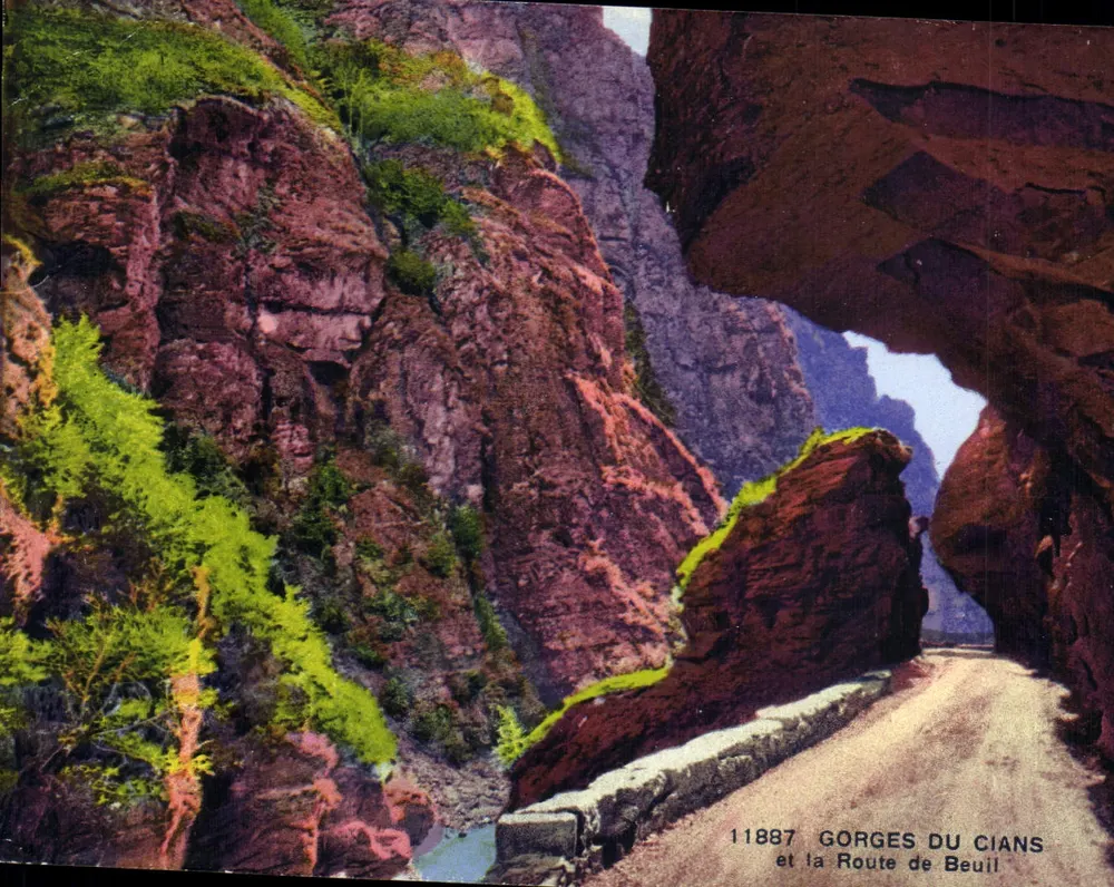 시앙 gorge 및 베UIL 도로 — 11887 — 출판사 C.A.P. 레비, 뉴빌, 파리 - 앞면