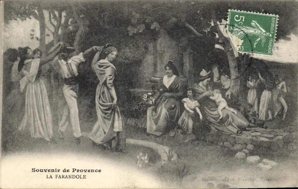 Lembrança da Provença — La Farandole — Fot. Blanchin, Tarareon - Frente