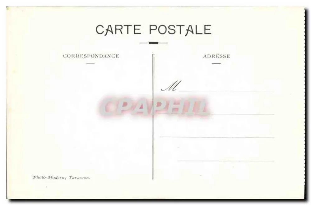 Souvenir da Provença - A Farandole — Photo-Modern, Tarascon - Verso