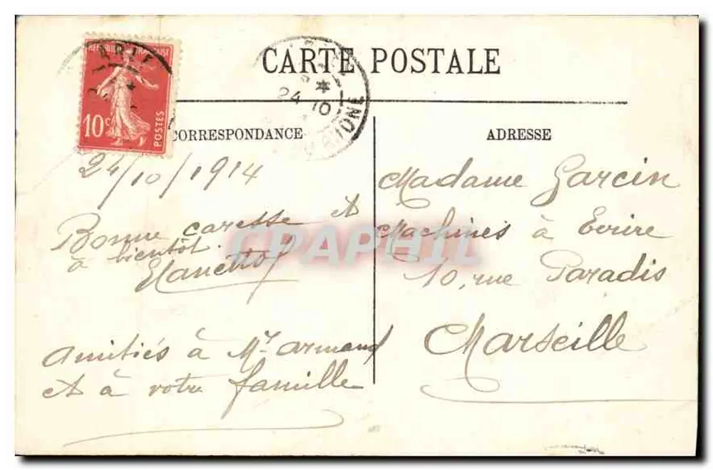 W Prowansji — La Farandole, autor Valère Bernard — Selecta - Rewers
