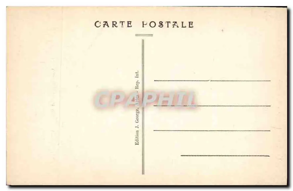 La Vieille Madelon - Gemälde von DEHERAIN - M.P. Félibresse, d'Arles - Rückseite